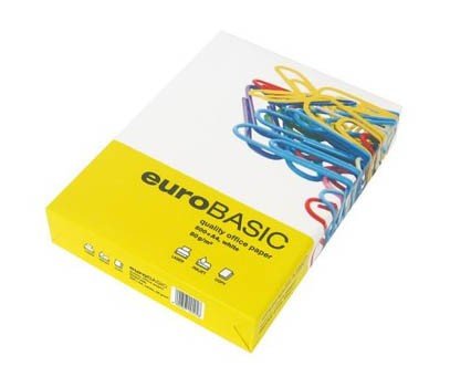 kancelsk papr Eurobasic A4, 80g, 500 list