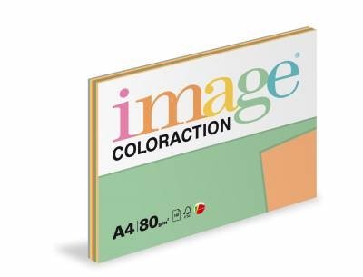 barevn papr Coloraction A4,80gr 5x20 list, intenzivn