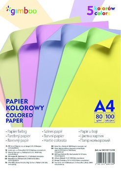 sada barevnch papr A4, 80g, 100 list, mix pastelovch barev