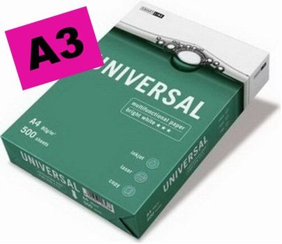 kancelsk papr Universal  A3, 80g, 500 list