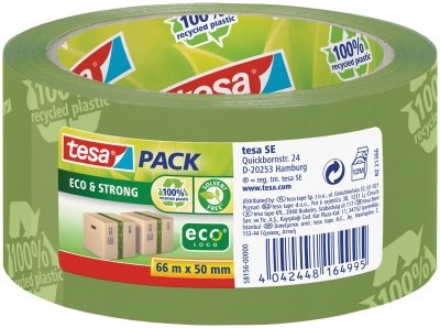 samolepicí páska Tesa Pack EcoLogo 50mm x 66m zelená