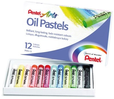 olejov pastely Pentel PHN  sada 12 ks