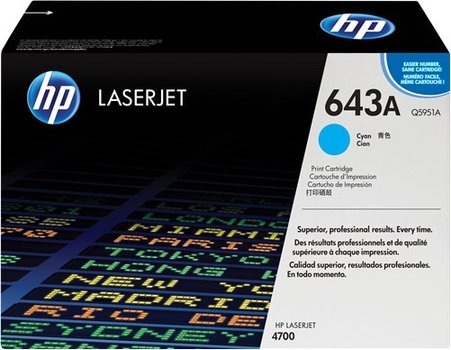 HP 643A, Q5951A cyan