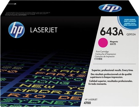 HP 643A, Q5953A magente