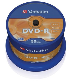 DVD-R Verbatim 4,7 GB (120min) 16x, 50-cake