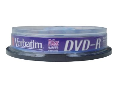 DVD-R Verbatim 16x/4,7GB/spindl box 10ks