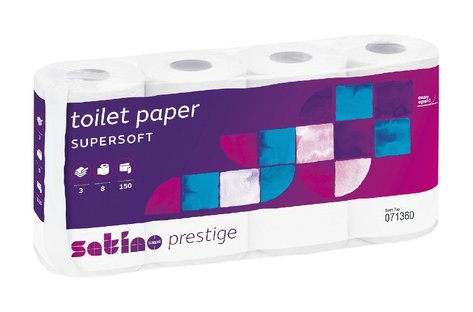 toaletn papr Prestige 3-vrstv, 8 rol