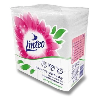 ubrousky Linteo Satin 33x33cm, 100ks