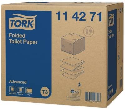 toaletn papr skldan Tork Folded 114271/T3/ 8712ks