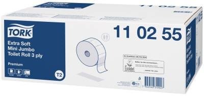 toaletn papr extra jemn 3-vrstv Mini Jumbo Tork 110255/T2/12 rol