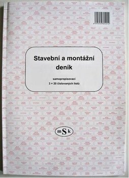 stavebn denk A4 NCR .401, 3x20 list