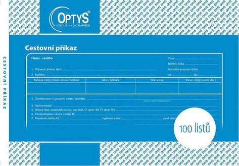 cestovn pkaz A5 .51, 100 list