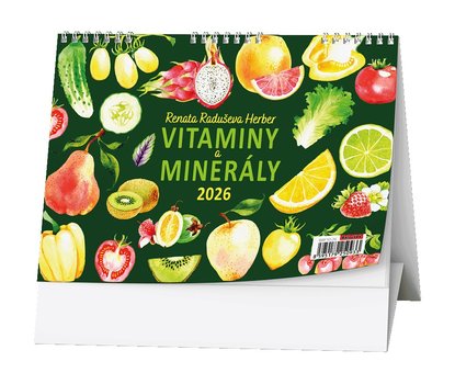 stoln kaledn VITAMNY A MINERLY RENATY RADUEVY HERBER