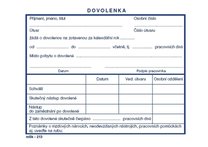 dovolenka A6 .213, 100 list