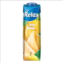 Relax banán+jablko 1l, 12ks