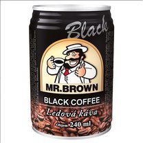 Mr. Brown black kaffe 0,25l plech, 24ks