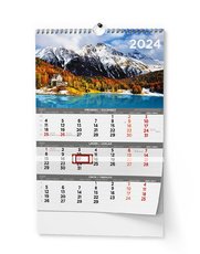 nástěnný kalednář TŘÍMĚSÍČNÍ obrázkový