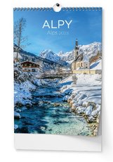 Nástěnný kalendář - Alpy