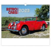 Nástěnný kalendář - Retro Cars