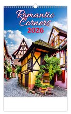 nástěnný kalendář Romantic Corners